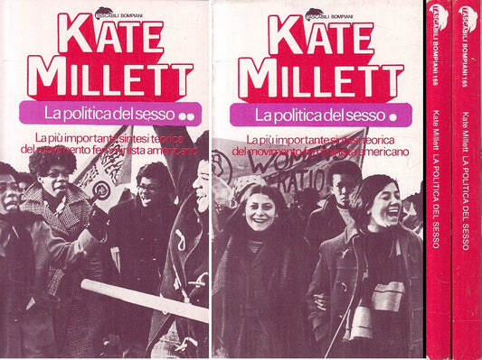 LS- LA POLITICA DEL SESSO 2 VOLL. - MILLETT - BOMPIANI --- 1979 - B - ZFS182