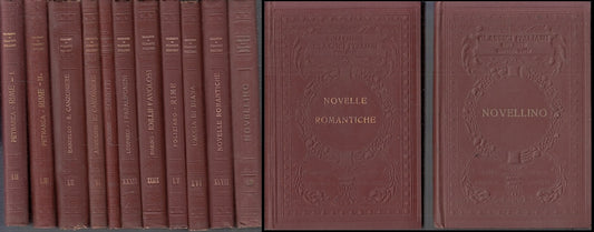 LN- COLLEZIONE I CLASSICI ITALIANI 11 VOLUMI - PETRARCA - UTET--- 1925- C- XFS36