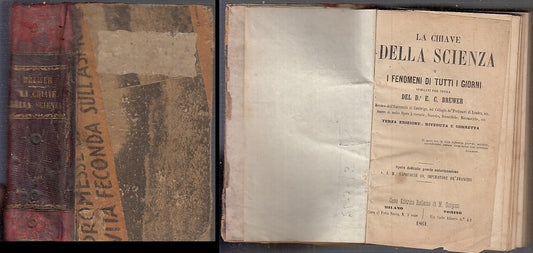 LH- LA CHIAVE DELLA SCIENZA - BREWER - GUIGONI --- 1861 - C - XFS94