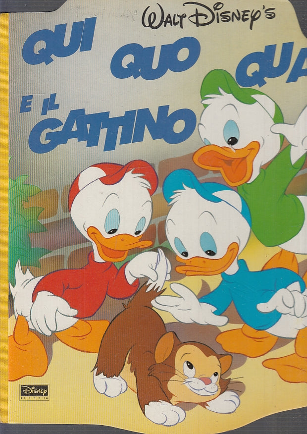 LB- QUI QUO QUA E IL GATTINO -- DISNEY LIBRI -- 1a ED. - 1991 - C - RGZ
