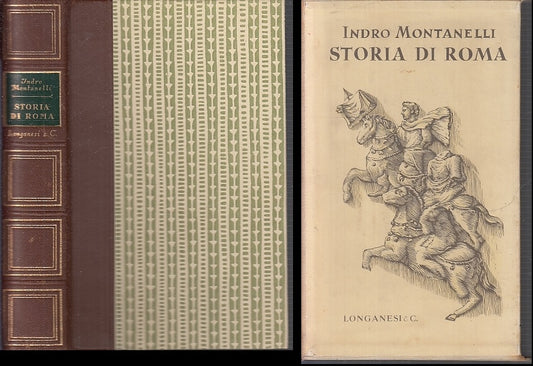 LS- STORIA DI ROMA COFANETTO - INDRO MONTANELLI - LONGANESI --- 1957 - C - XFS16
