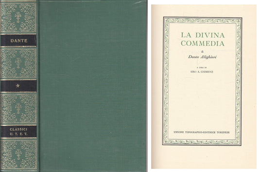 LN- LA DIVINA COMMEDIA - DANTE - UTET - CLASSICI ITALIANI -- 1996 - CS - ZFS145
