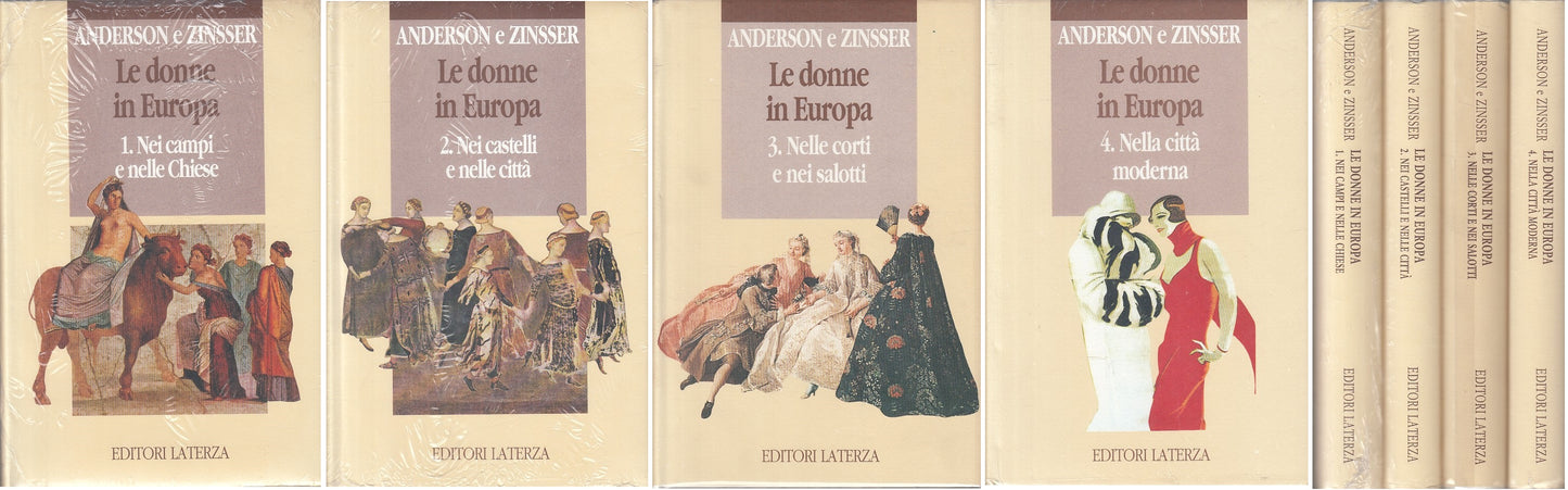 LS- LE DONNE IN EUROPA 4 VOLL.- ANDERSON ZINSSER- LATERZA --- 1993 - CS - ZFS109