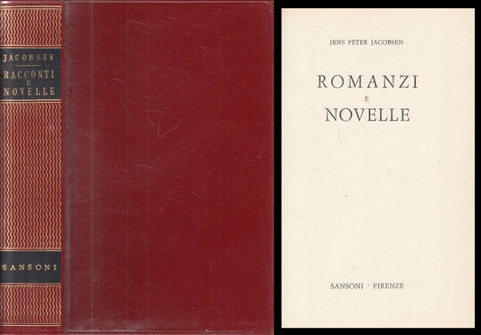 LN- ROMANZI NOVELLE - JACOBSEN- SANSONI- CLASSICI STRANIERI-- 1963 - CS - YFS667
