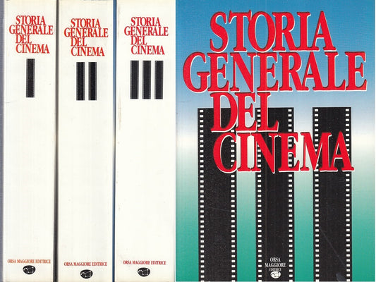 LZ - STORIA GENERALE DEL CINEMA 3 VOLUMI -- ORSA MAGGIORE --- 1987 - B - YFS740
