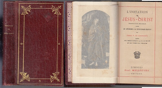 LD- L'IMITATION DE JESUS CHRIST - LAMENNAIS - PAUL MELLOTTEE --- 1824 - C- XFS94