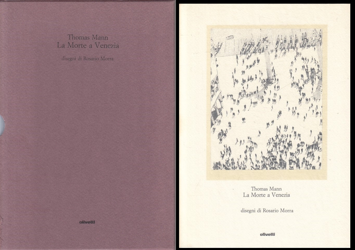LN- LA MORTE A VENEZIA - THOMAS MANN MORRA -- OLIVETTI -- 1980 - BS - ZFS72