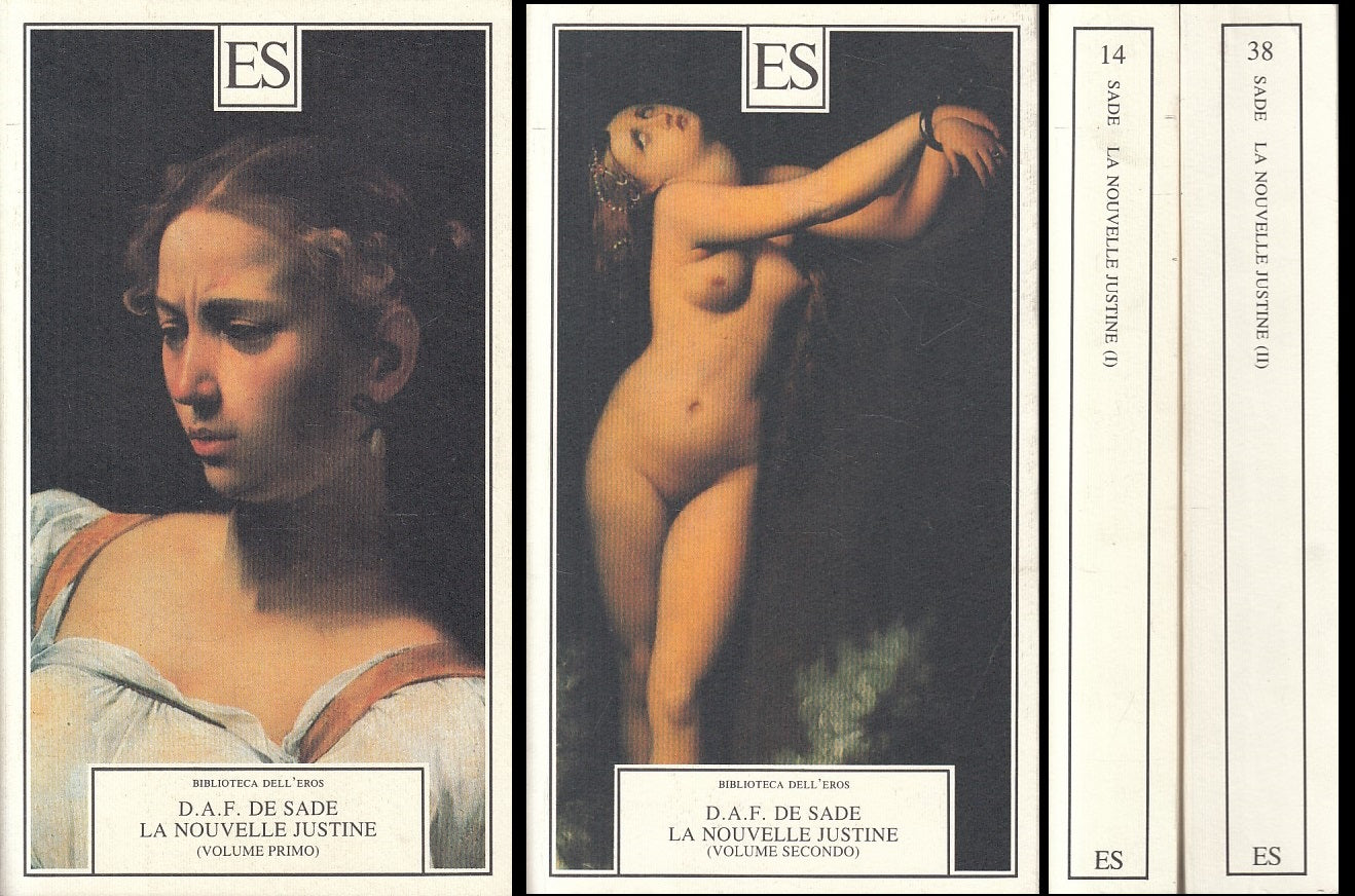 LX- LA NOVELLE JUSTINE 2 VOLL.- DE SADE- ES- BIBLIOTECA EROS -- 1991 - B - ZFS176