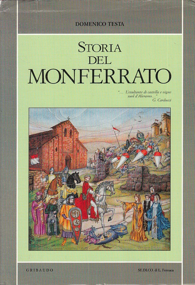 LS - STORIA DEL MONFERRATO - DOMENICO TESTA - GRIBAUDO --- 1996 - CS - YFS79