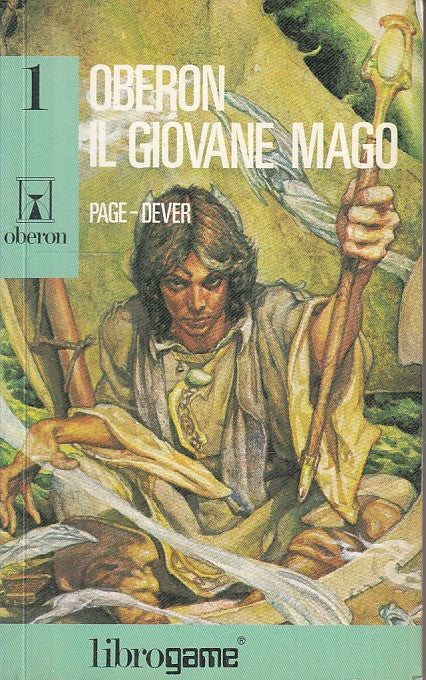 LF- SERIE OBERON N.1 IL GIOVANE MAGO- DEVER PAGE- ELLE- LIBROGAME-- 1987- B- YFS