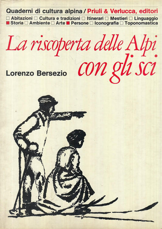 LV- LA RISCOPERTA DELLE ALPI CON GLI SCI - BERSERZIO- VERLUCCA--- 1985- B-YFS760