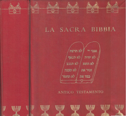 LD- LA SACRA BIBBIA ANTICO TESTAMENTO -- IST. D'ARTI GRAFICHE--- 1972- C- YFS762