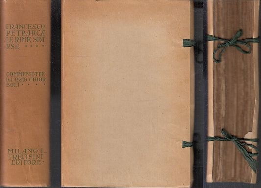 LN- RIME SPARSE ENZO CHIORBOLI - FRANCESCO PETRARCA- TREVISINI--- 1924- B- XFS52