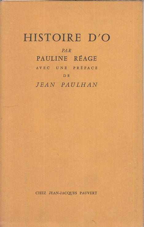LX - HISTOIRE D'O - PAULINE REAGE - JEAN JACQUES PAUVERT --- 1967 - B - ZFS63