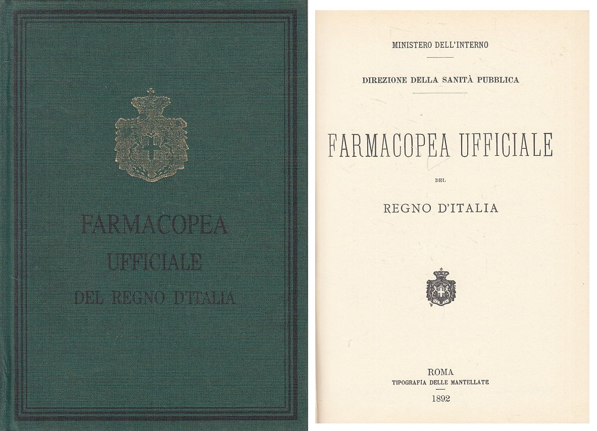 LZ- FARMACOPEA UFFICIALE DEL REGNO D'ITALIA -- ROMA --- 1997 - C - YFS431