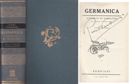 LN- GERMANICA RACCOLTA NARRATORI - TRAVERSO - BOMPIANI --- 1942 - C - ZFS268