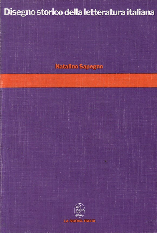 LS- DISEGNO STORICO LETTERATURA ITALIANA -- NUOVA ITALIA --- 1986 - B - YFS188