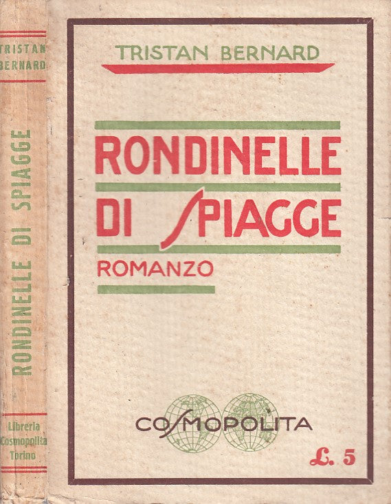 RONDINELLE DI SPIAGGE - BERNARD - COSMOPOLITA --- 1929 - B - YFS207