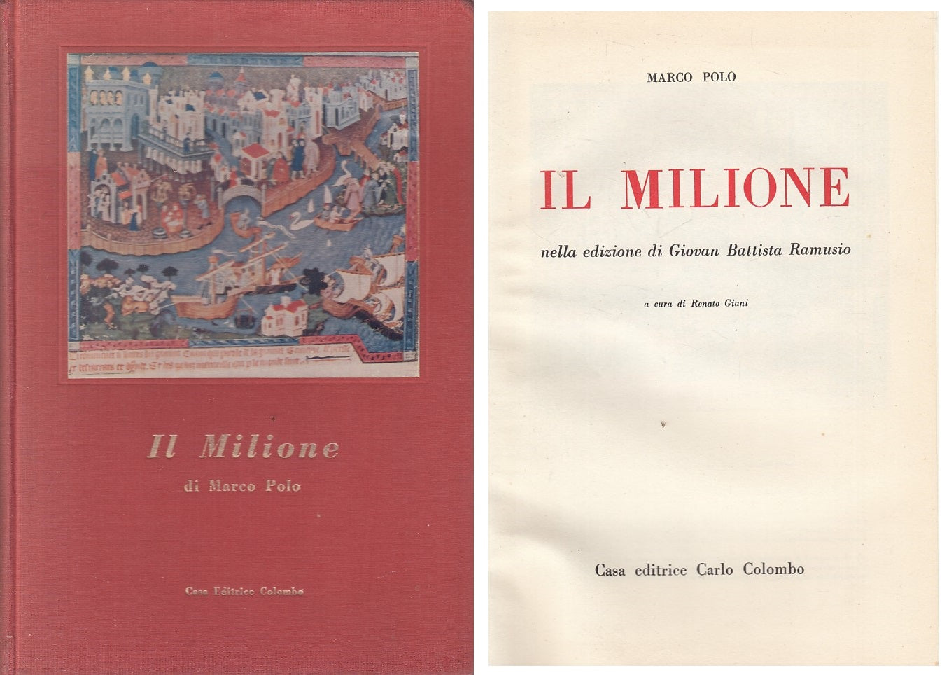 LN- IL MILIONE - MARCO POLO - COLOMBO --- 1954 - C - ZFS208
