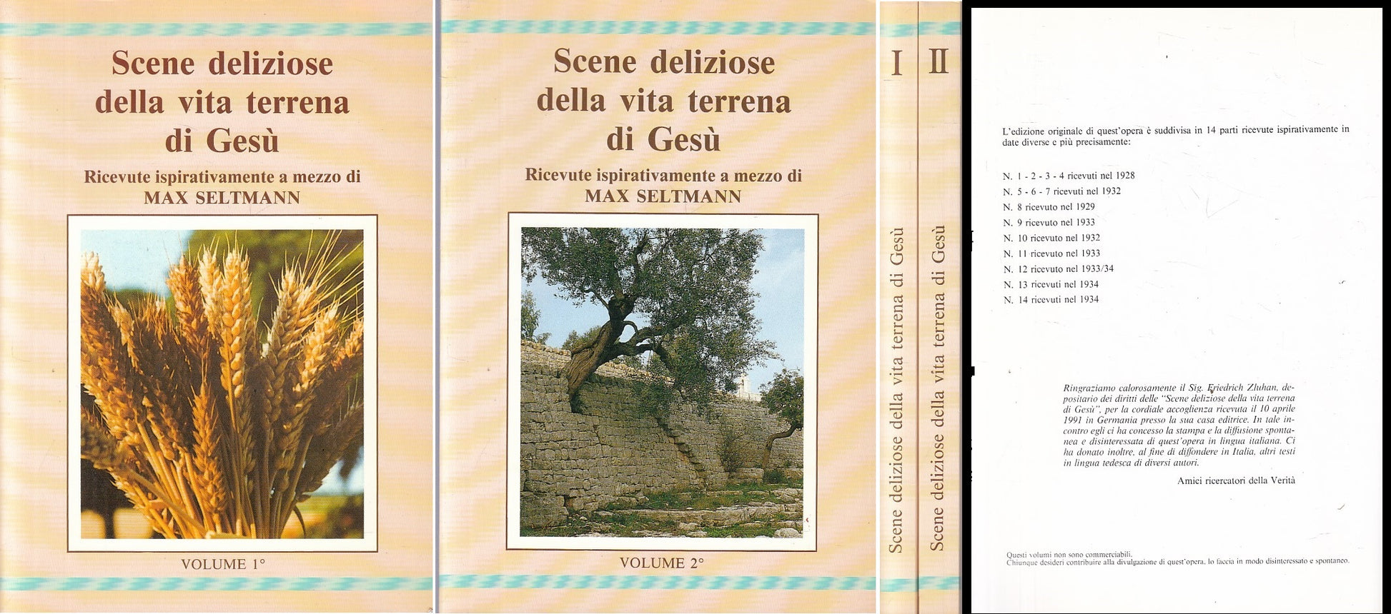 LD- SCENE DELIZIOSE VITA TERRENA DI GESU' 2 VOL.- SERLTMANN---- 1990- B - ZFS201