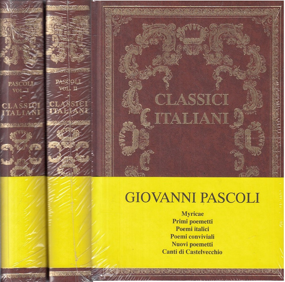 Giovanni Pascoli 2 volumi - Polaris Classici Italiani - sigillati - ZFS120