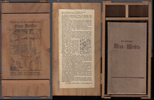 Brau Meister cofanetto in legno - ristampa anastatica - copia numerata - XFS97