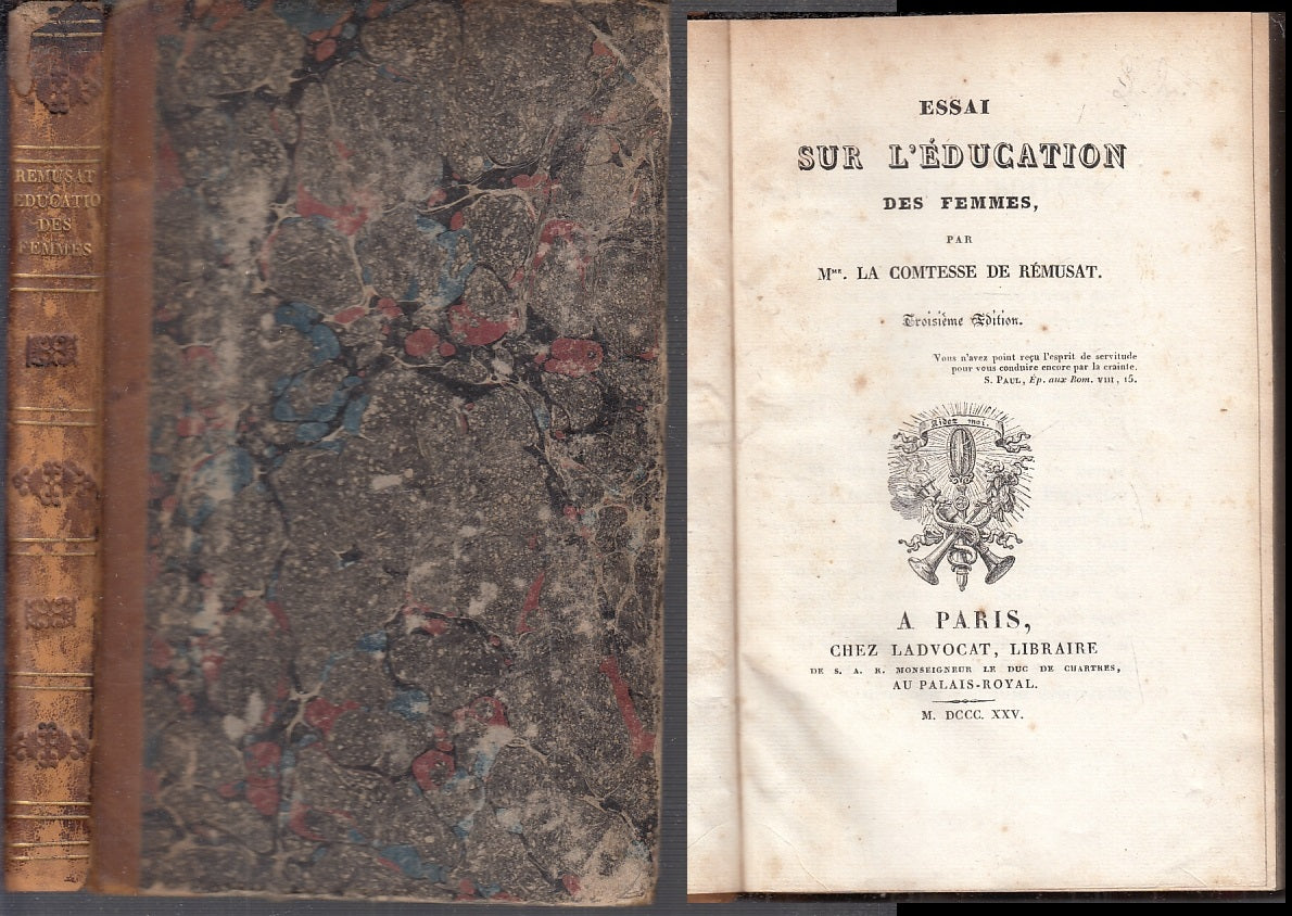 LH- ESSAI SUR L'EDUCATION DES FEMMES - CONTESSE DE REMUSAT ---- 1825 - C - XFS96