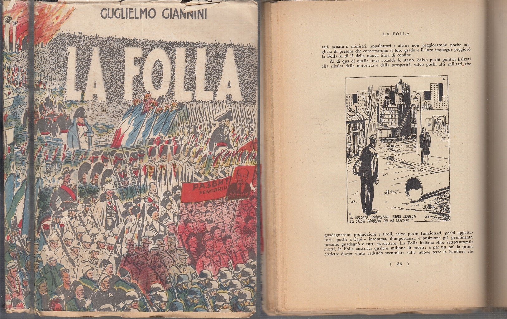 LS- LA FOLLA SEIMILA ANNI DI LOTTA - GUGLIELMO GIANNINI- FARO--- 1945- B- ZFS198