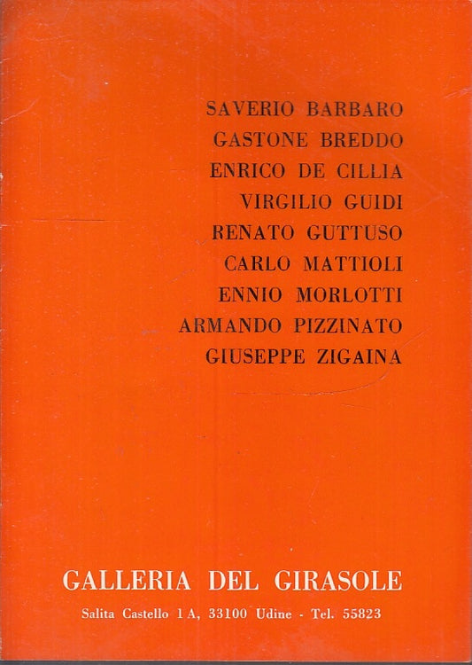 LT- CATALOGO MOSTRA GUTTUSO MATTIOLI -- GALLERIA DEL GIRASOLE--- 1967- S- XFS58