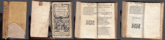 LH- SILVULAE HENDECASYLLOBORUM SEICENTINA - IACOBI BIDERMANI---- 1634- B- XFS60 