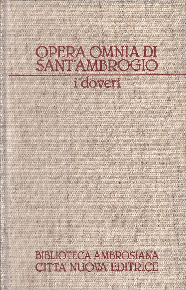 LS- I DOVERI - SANT'AMBROGIO - CITTA' NUOVA - AMBROSIANA -- 1977 - CS - YFS475