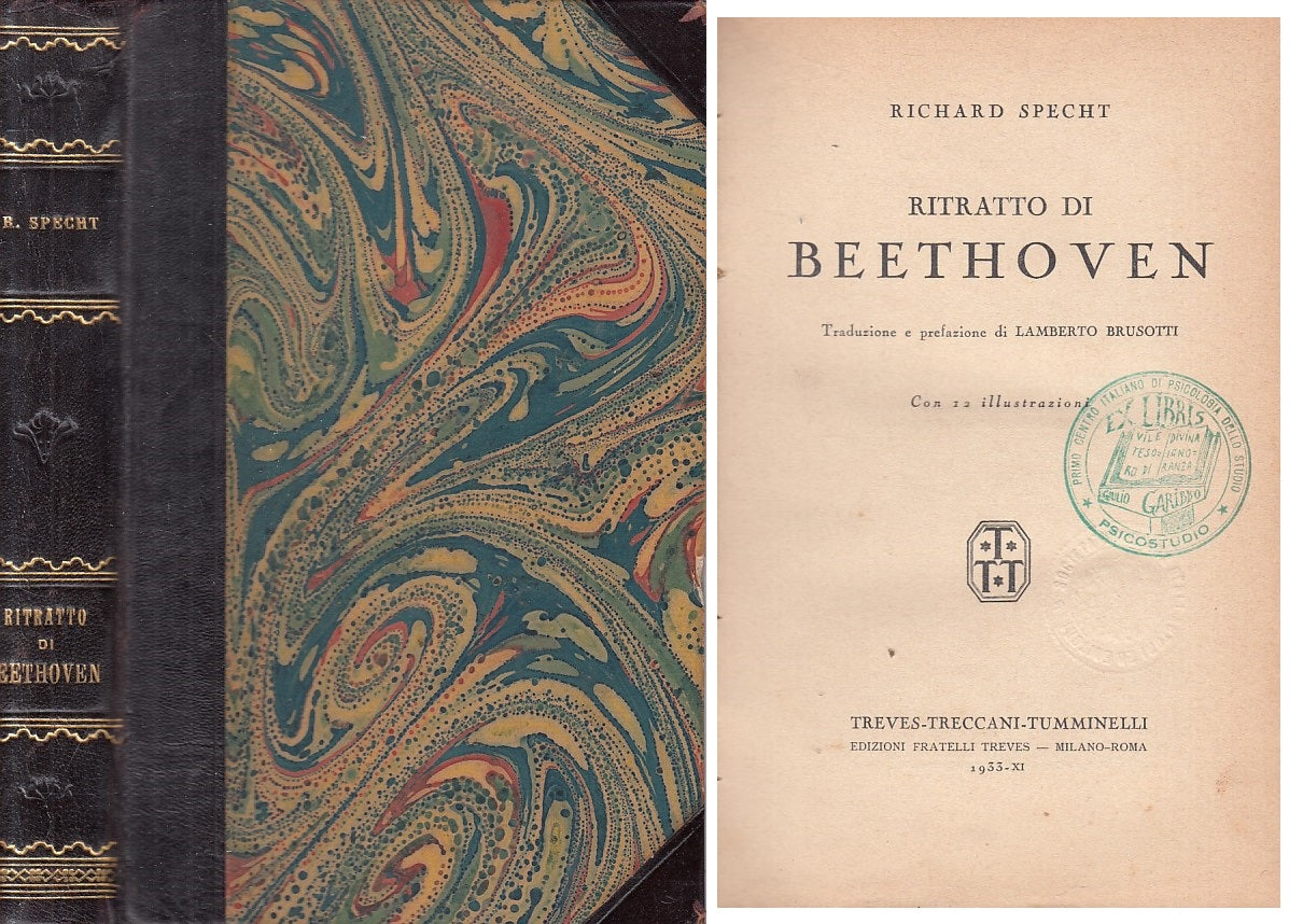 LN- RITRATTO BEETHOVEN- SPERCHT- TREVES TRECCANI TUMMINELLI--- 1933 - C - ZFS423