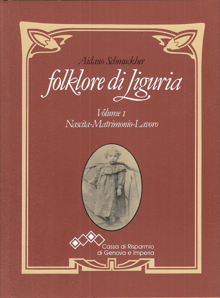 LZ - FOLKLORE DI LIGURIA VOL I - AIDANO SCHMUCKHER ---- 1989 - CS - YFS779
