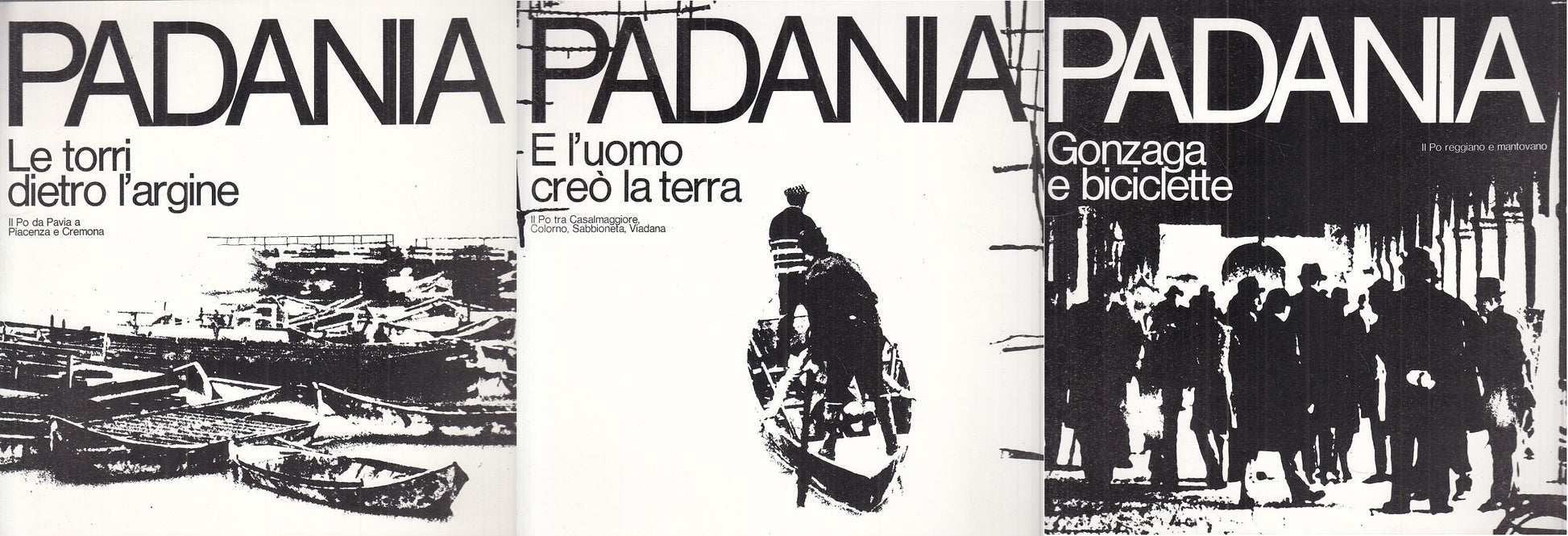 LV- PADANIA (4 OPUSCOLI) - SERMASI - COM. TURISTICO E.R. --- 1981 - B - YFS781