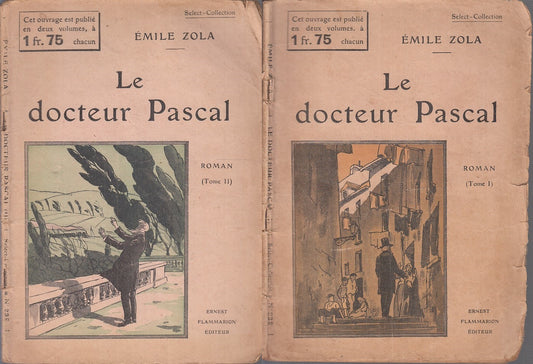 LN - LE DOCTEUR PASCAL - EMILE ZOLA - FLAMMARION --- 1928 - S - YDS50