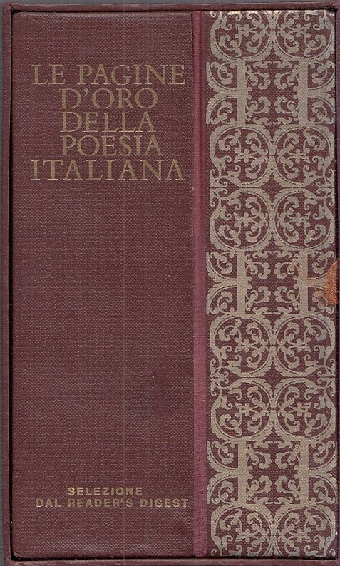LZ - PAGINE D'ORO POESIA ITALIANA (LIBRO+DISCHI)-- SELEZIONE --- 1968 - C- YDS50
