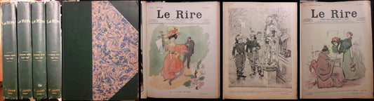 LZ- LE RIRE JOURNAL HUMORISTIQUE 1/260 4 VOLUMI 1894/1899 ----- 1894 -  C- YFS
