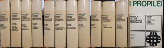 LS- I PROPILEI STORIA UNIVERSALE 11 VOLUMI COMPLETA-- MONDADORI--- 1968- CS- YFS