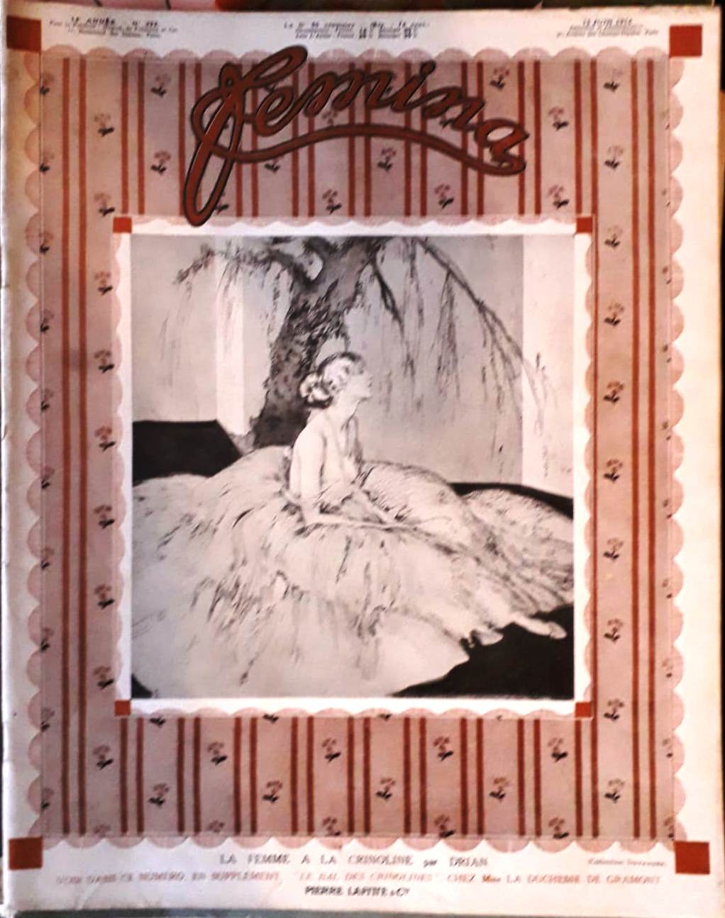 LR- RIVISTA FEMINA N.322 15 GIUGNO 1914 - PIERRE LAFITTE --- 1914- S- YFS755