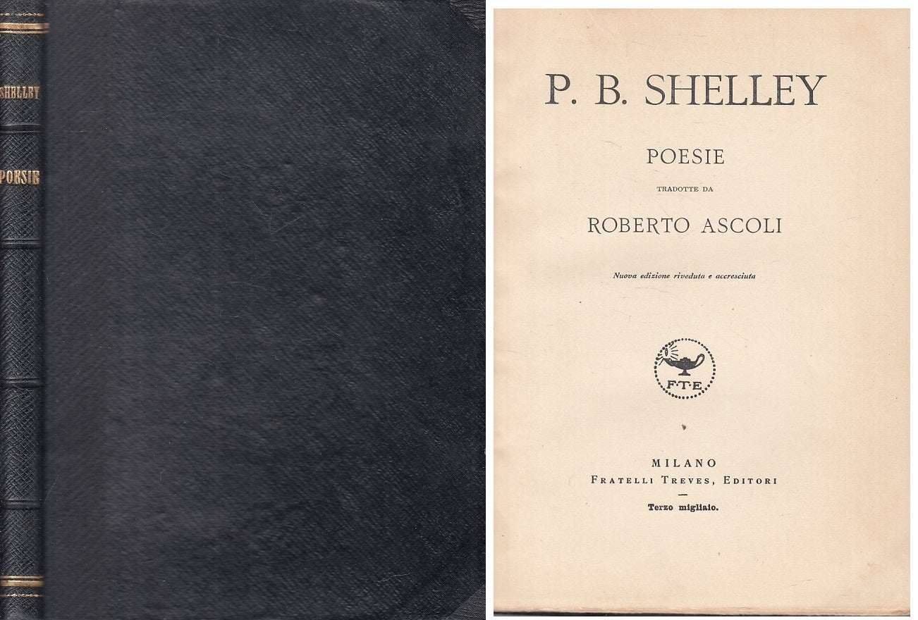 LN- POESIE - SHELLEY - TREVES --- 1925 - C - ZFS65