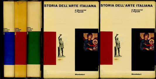 LT- STORIA DELL'ARTE ITALIANA 3 VOLUMI- MAZZARIOL- MONDADORI--- 1961- CS- ZFS673