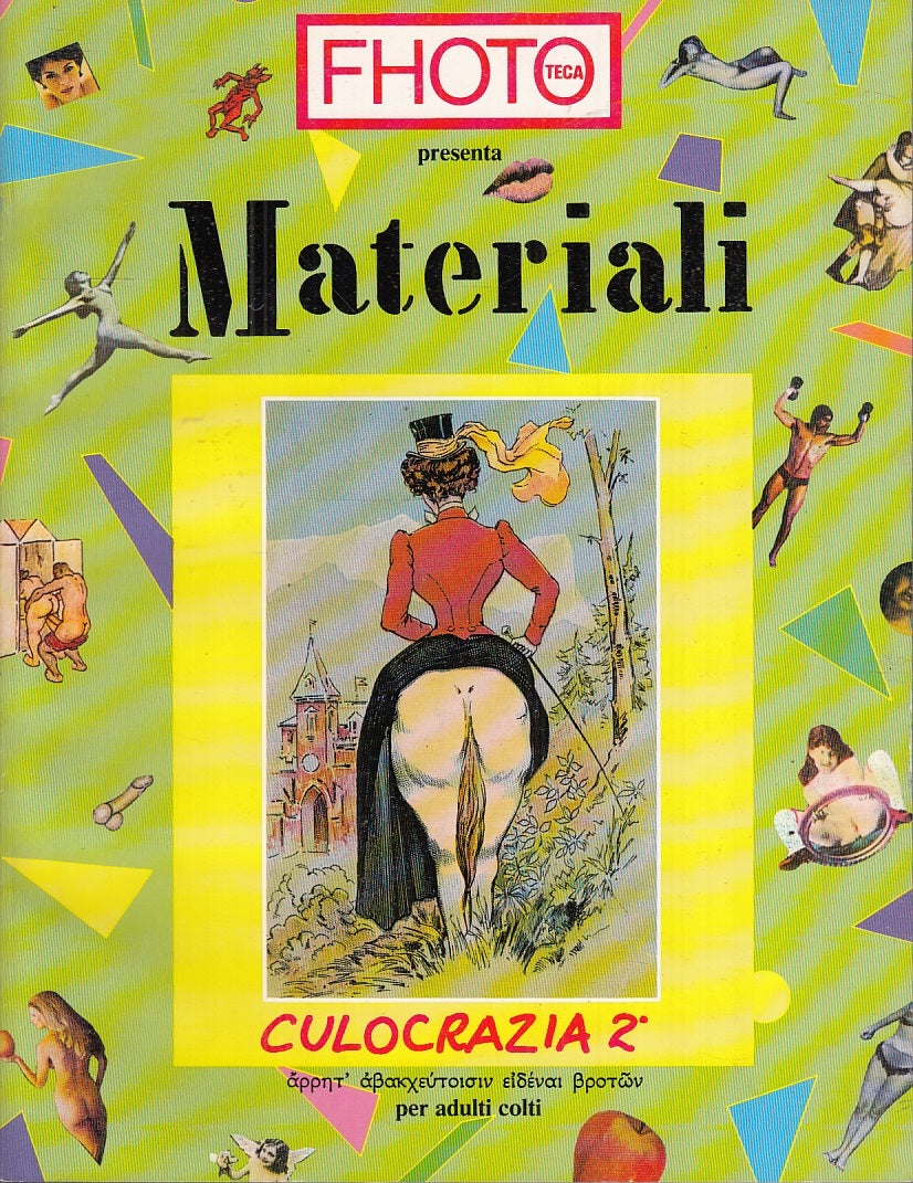 LX- PHOTOTECA N.39 PRESENTA MATERIALI CULOCRAZIA 2-- PUBLIMEDI--- 1989- B-ZFS581