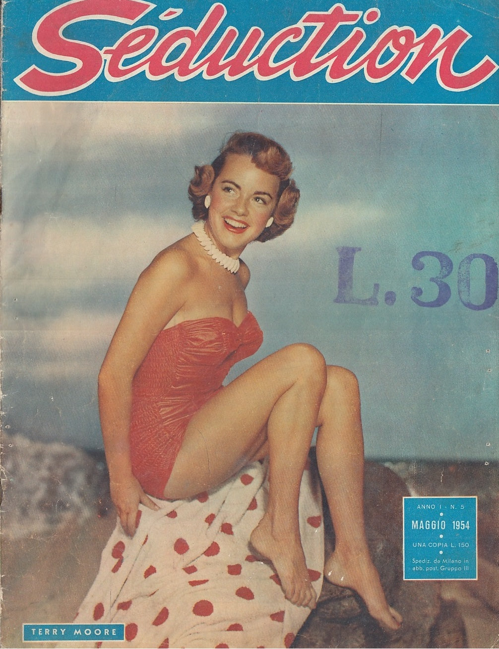LR- RIVISTA SEDUCTION ANNO I N.5 1954 TERRY MOORE ----- 1954 - S - ZFS573