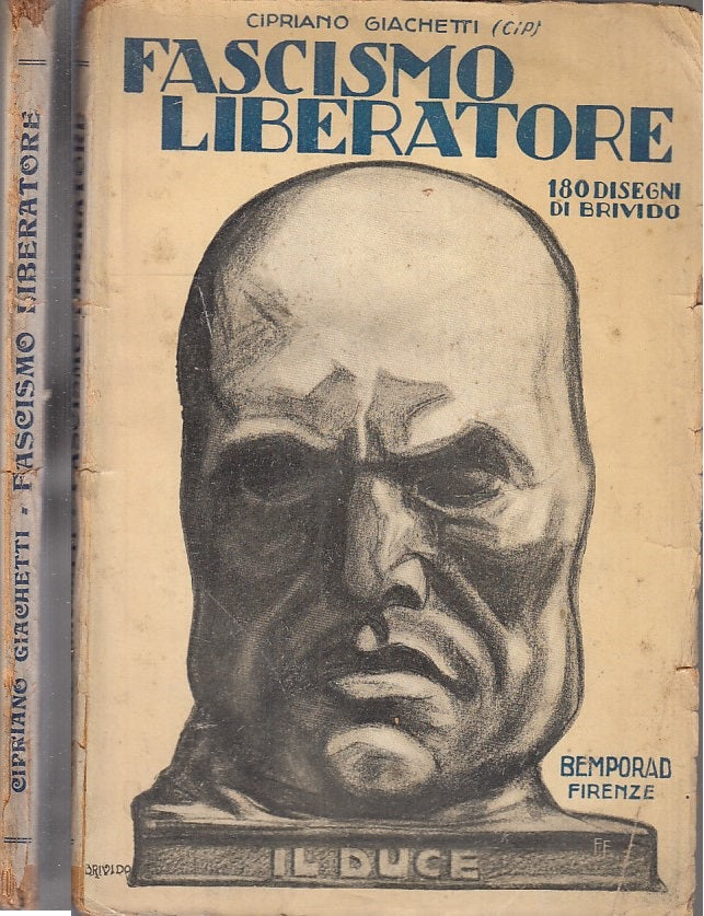 LS- FASCISMO LIBERATORE BRIVIDO - GIACHETTI CIP - BEMPORAD --- 1922 - B - MLT3
