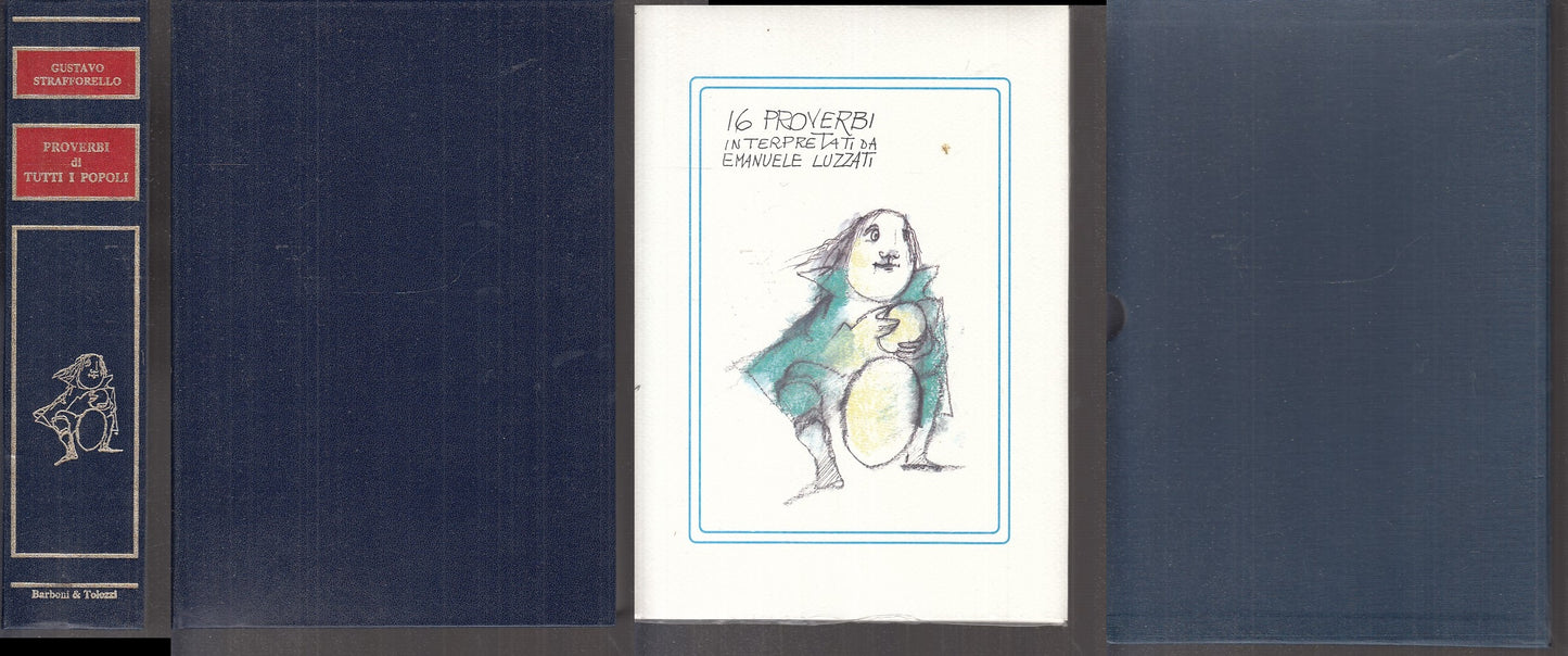 LZ- PROVERBI DI TUTTI I POPOLI LITOGRAFIE- STRAFFORELLO LUZZATI-- 1994- C- XFS98