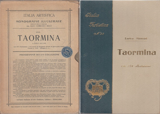 LT - TAORMINA - ENRICO MAUCERI - IST ITALIANO D'ARTI GRAFICHE--- 1907- B- YDS508