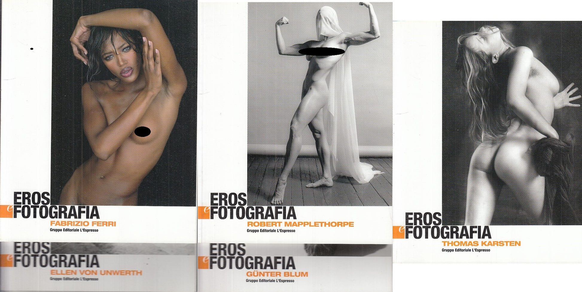 LX - EROS E FOTOGRAFIA 5 VOLUMI -- L'ESPRESSO --- 2003 - B - YDS55