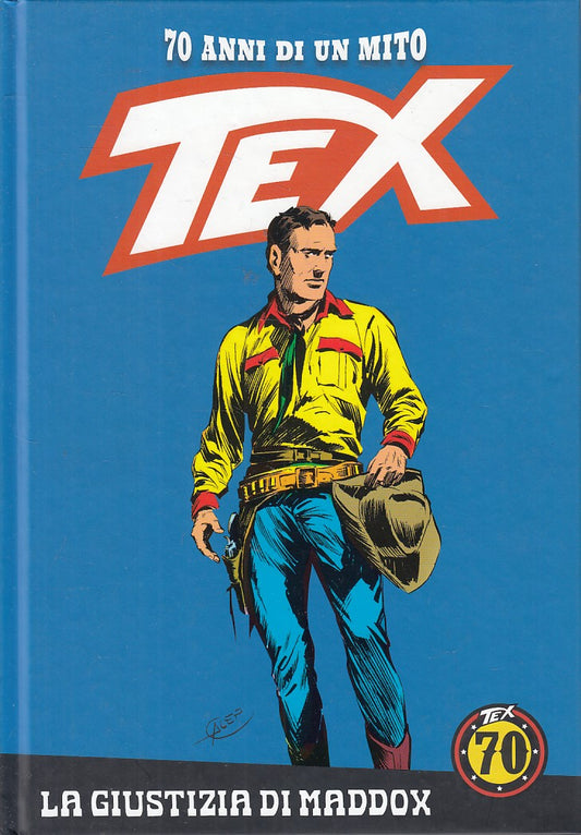 FB- 70 ANNI DI UN MITO TEX N.21 GIUSTIZIA DI MADDOX -- GdS - 2019 - C - TBX