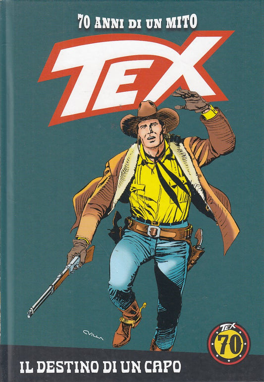 FB- 70 ANNI DI UN MITO TEX N.59 DESTINO DI UN CAPO CON FIGURINE -- GdS -- C- G24