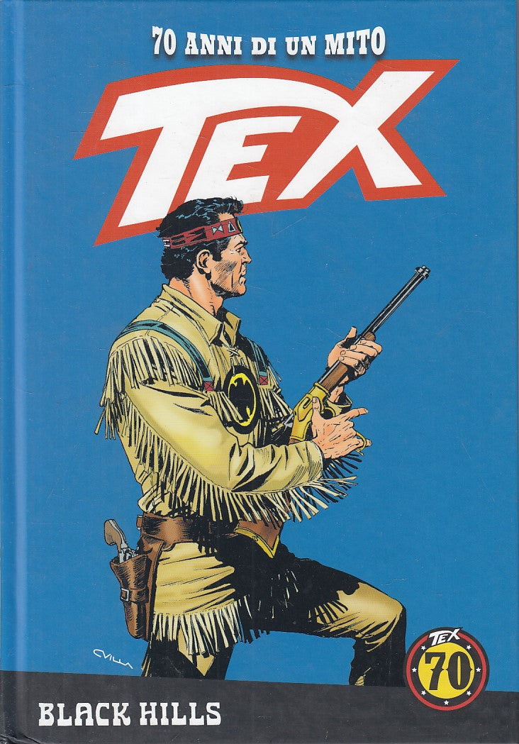 FB- 70 ANNI DI UN MITO TEX N.41 BLACK HILLS CON FIGURINE -- GdS -- C - G24